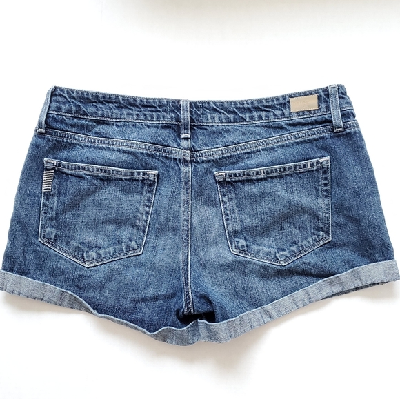 Paige Jimmy Jimmy Raw Hem Strat Shorts - Picture 4 of 6